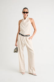 PINO WIDE LEG PANT | NATURAL