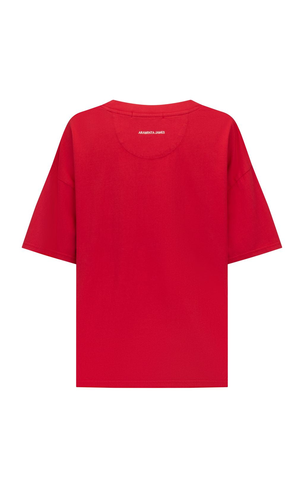 Araminta James Pacific Majorca Oversized TEE washed cherry pie