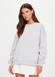 The Upside Racquet Coolum Crew – Grey Marle