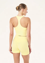 P.E Nation Radar Rib Tank in Soft Yellow