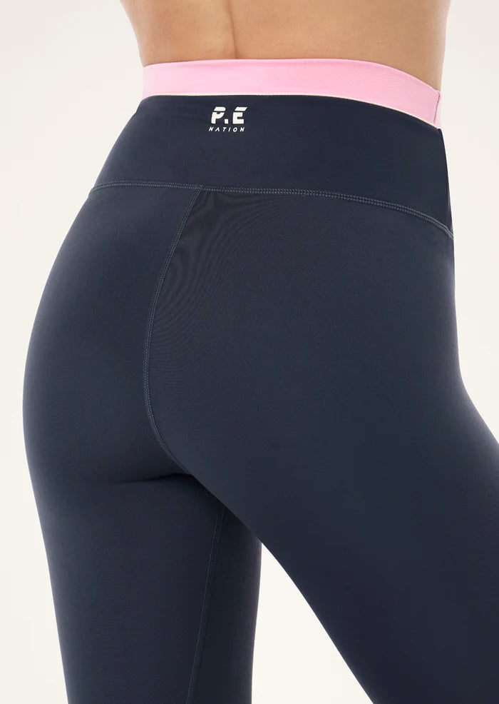 P.E Nation Reflect Full Length Legging – Marine Blue