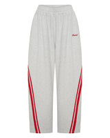SSAINT Barrel Trackpant — Grey/Red