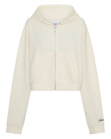 SSAINT Cropped Hoodie — Butter/Navy