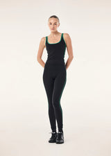 P.E Nation Solis Scoop Tank in Black & Amazon