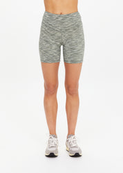 The Upside REVERSIBLE 5IN SPIN SHORT Green Marle