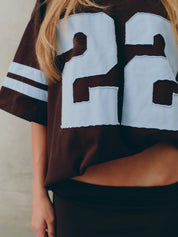 SSAINT 22 MOTION TEE - POWDER BLUE & ESPRESSO * PRE ORDER**