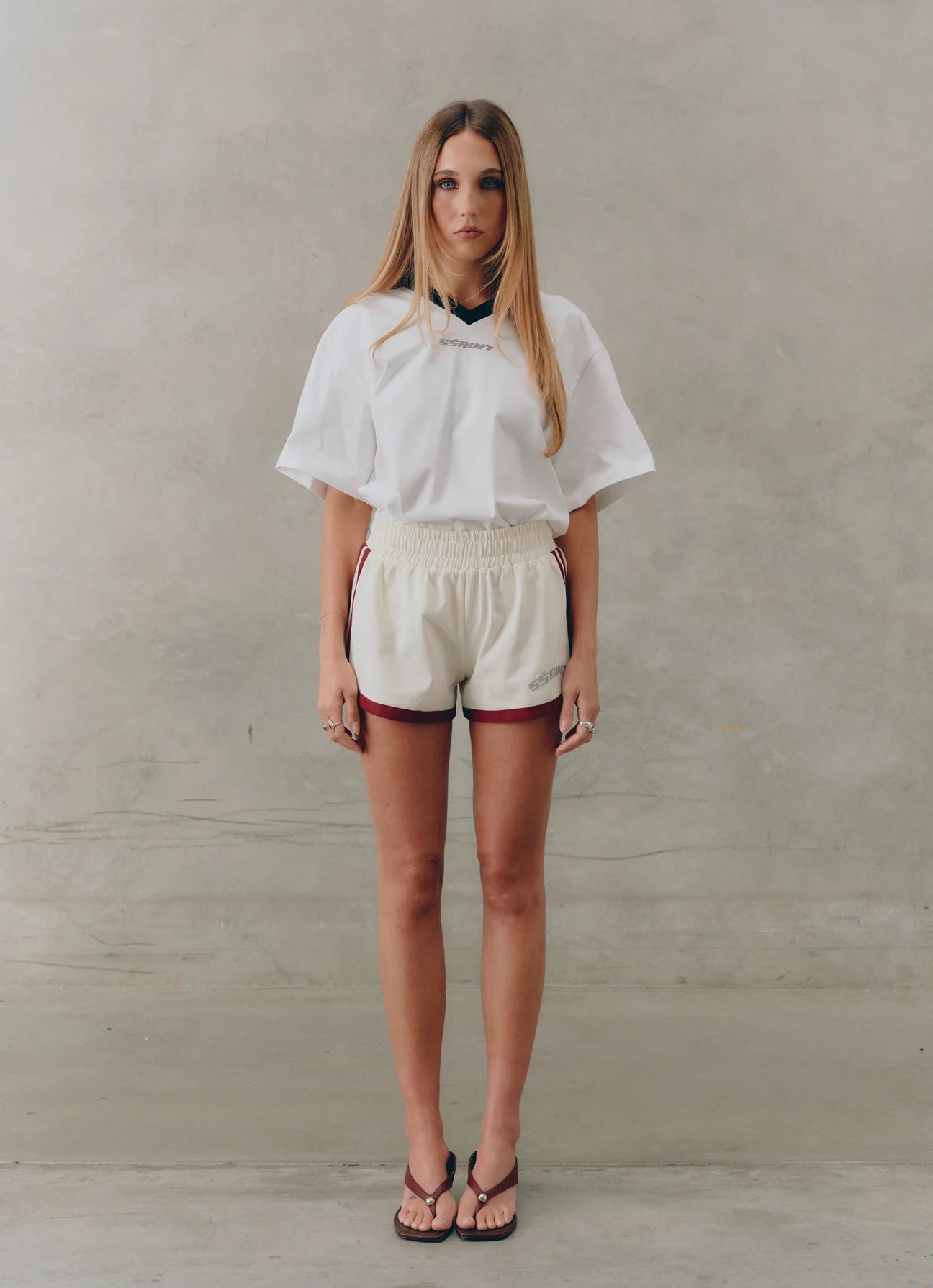 SSAINT REFLECTIVE V SHORTS BUTTER **PRE ORDER**