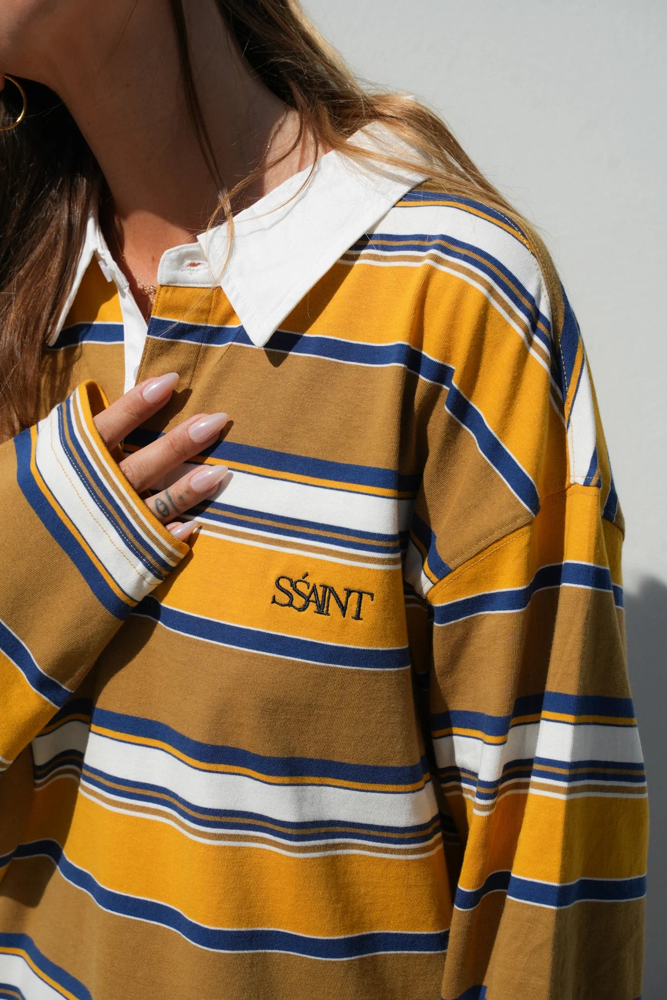 SŚAINT Cruz Rugby Polo – Mustard