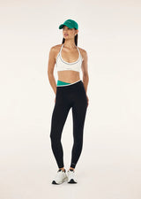 P.E Nation | Status full length legging in black & college green