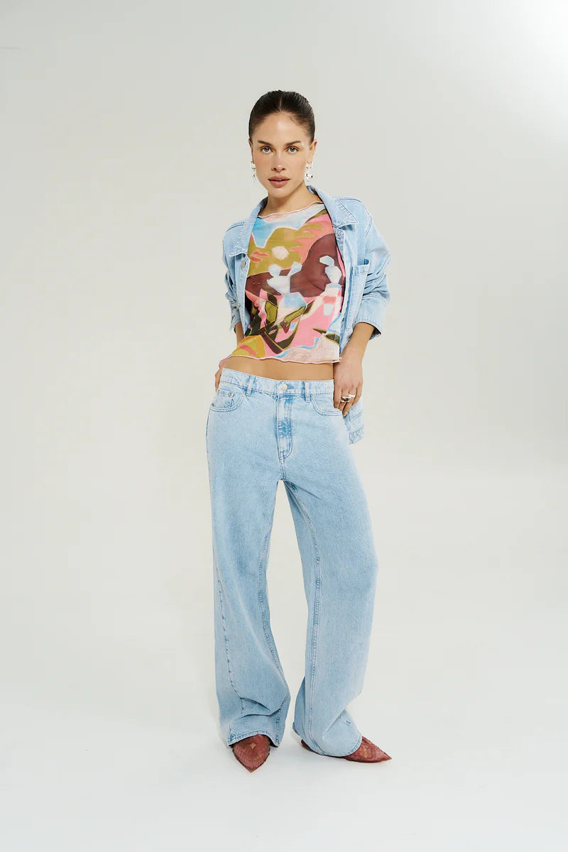 Summi Summi Beam Jeans Icel Denim low rise women's designer jeans