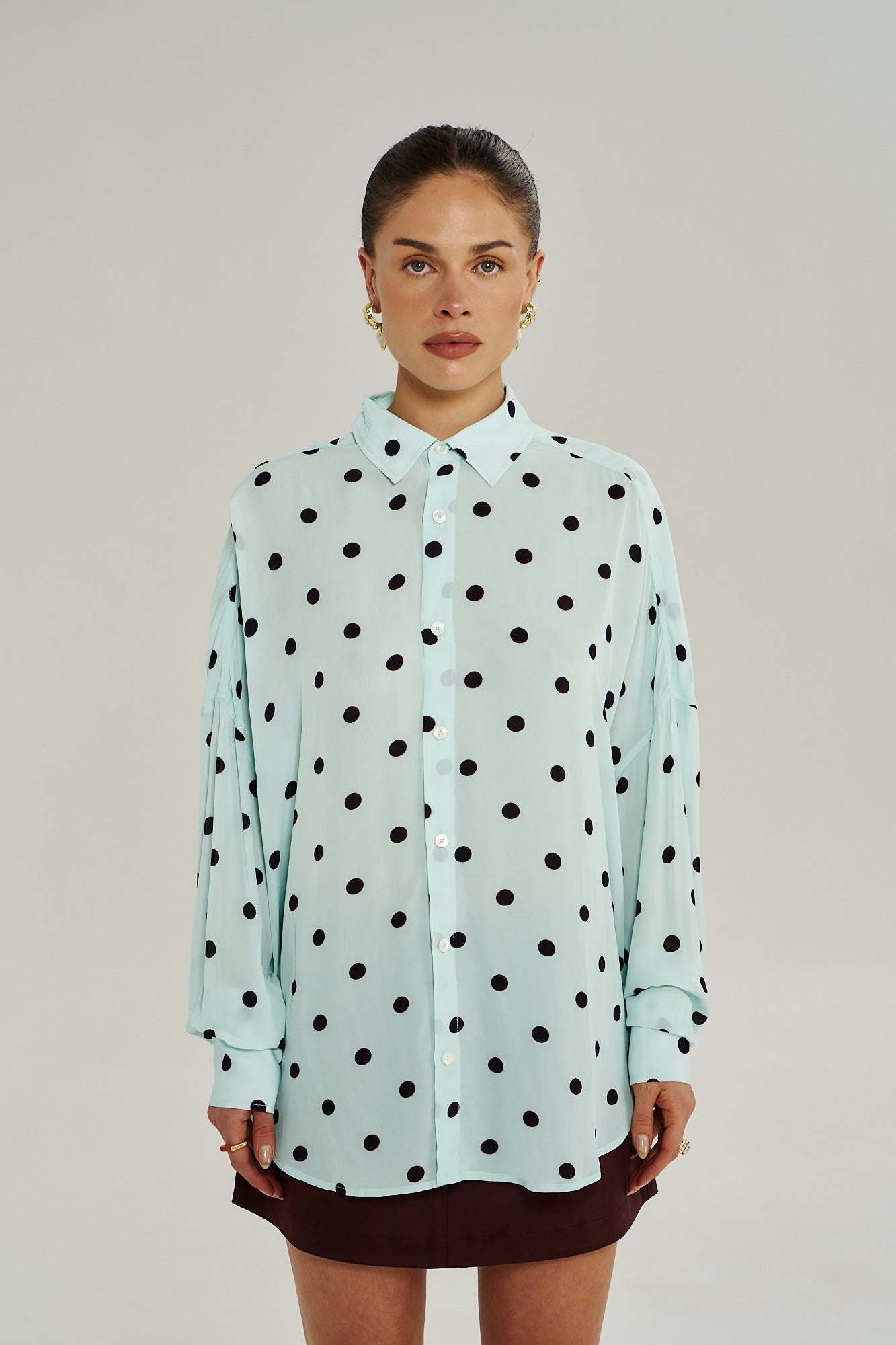 Dotty LS Shirt in Pinot Drops from Summi Summi La Vie Drop 3 at Wild West Sisters