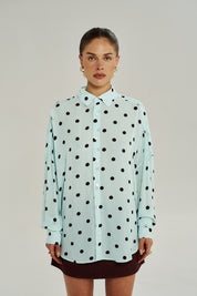 Dotty LS Shirt in Pinot Drops from Summi Summi La Vie Drop 3 at Wild West Sisters