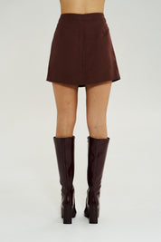A-Line Skirt in Syrah by Summi Summi at Wild West Sisters