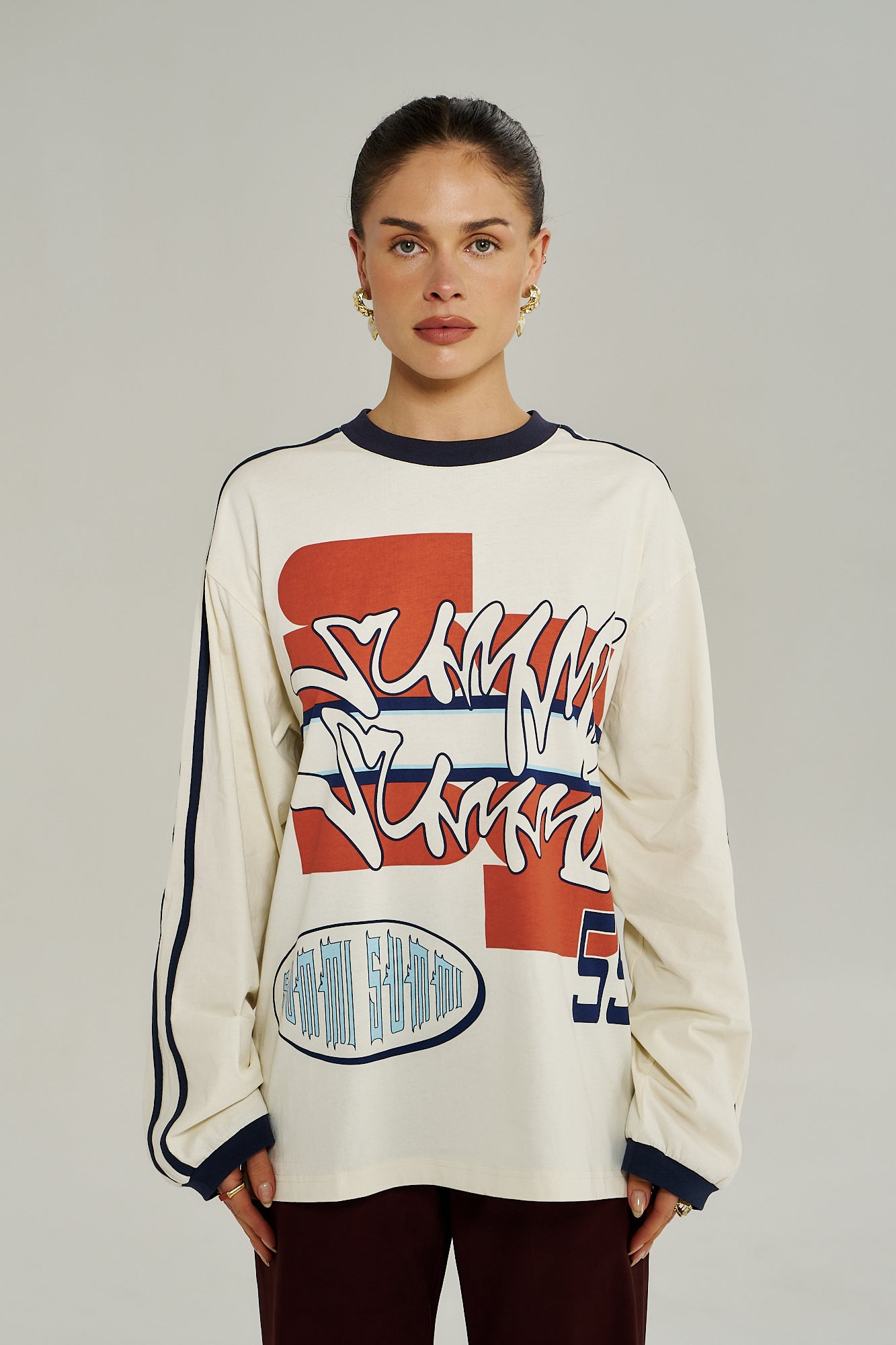 Summi Summi Bleu 55 Long Sleeve Tee