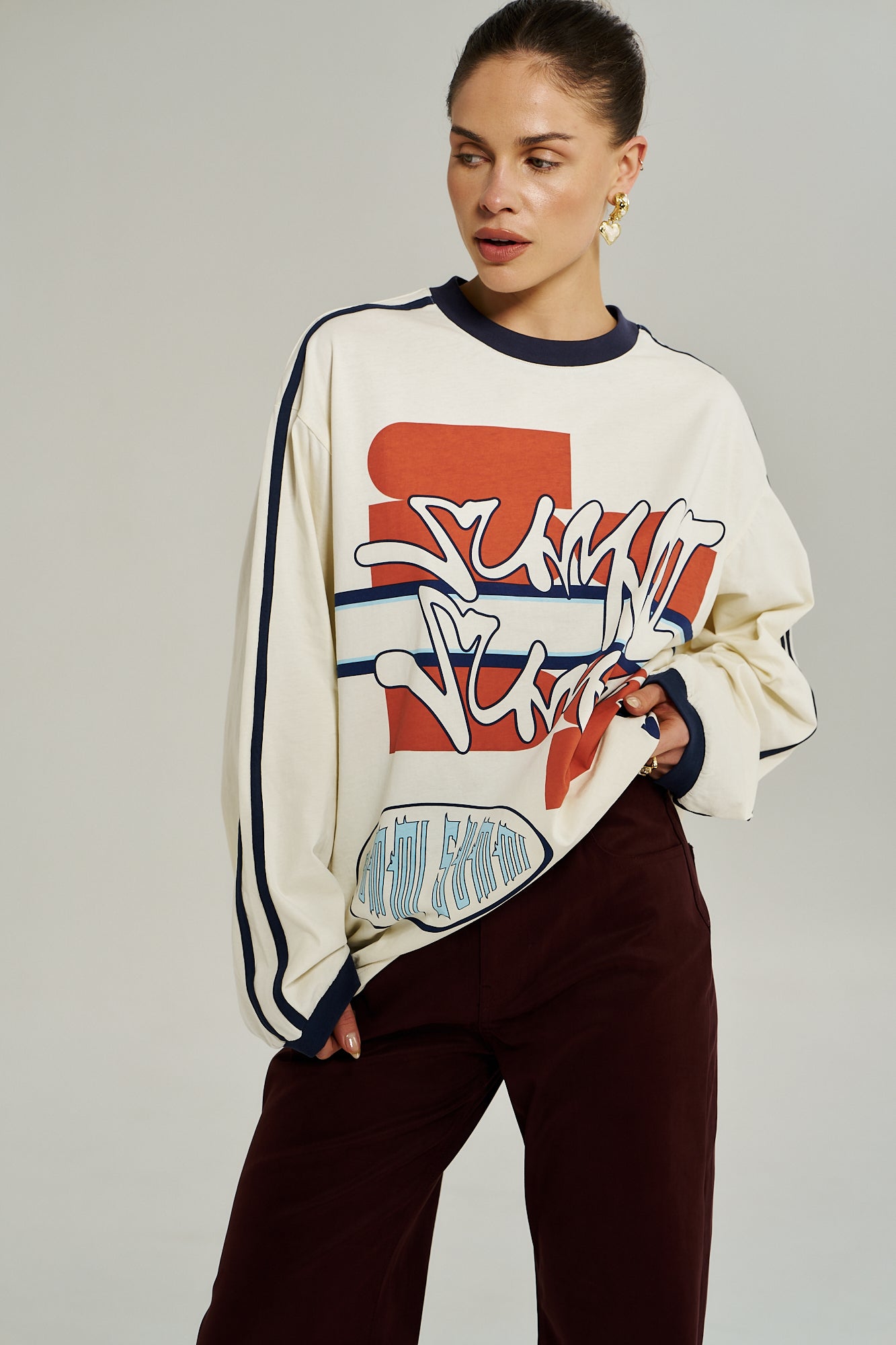 Summi Summi Bleu 55 Long Sleeve Tee