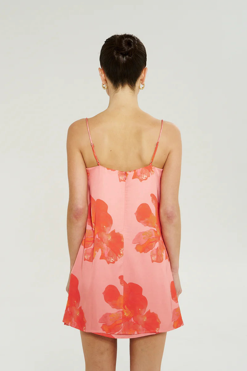 SUMMI SUMMI TUNIC TOP - PEACH PETALS