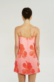 SUMMI SUMMI TUNIC TOP - PEACH PETALS