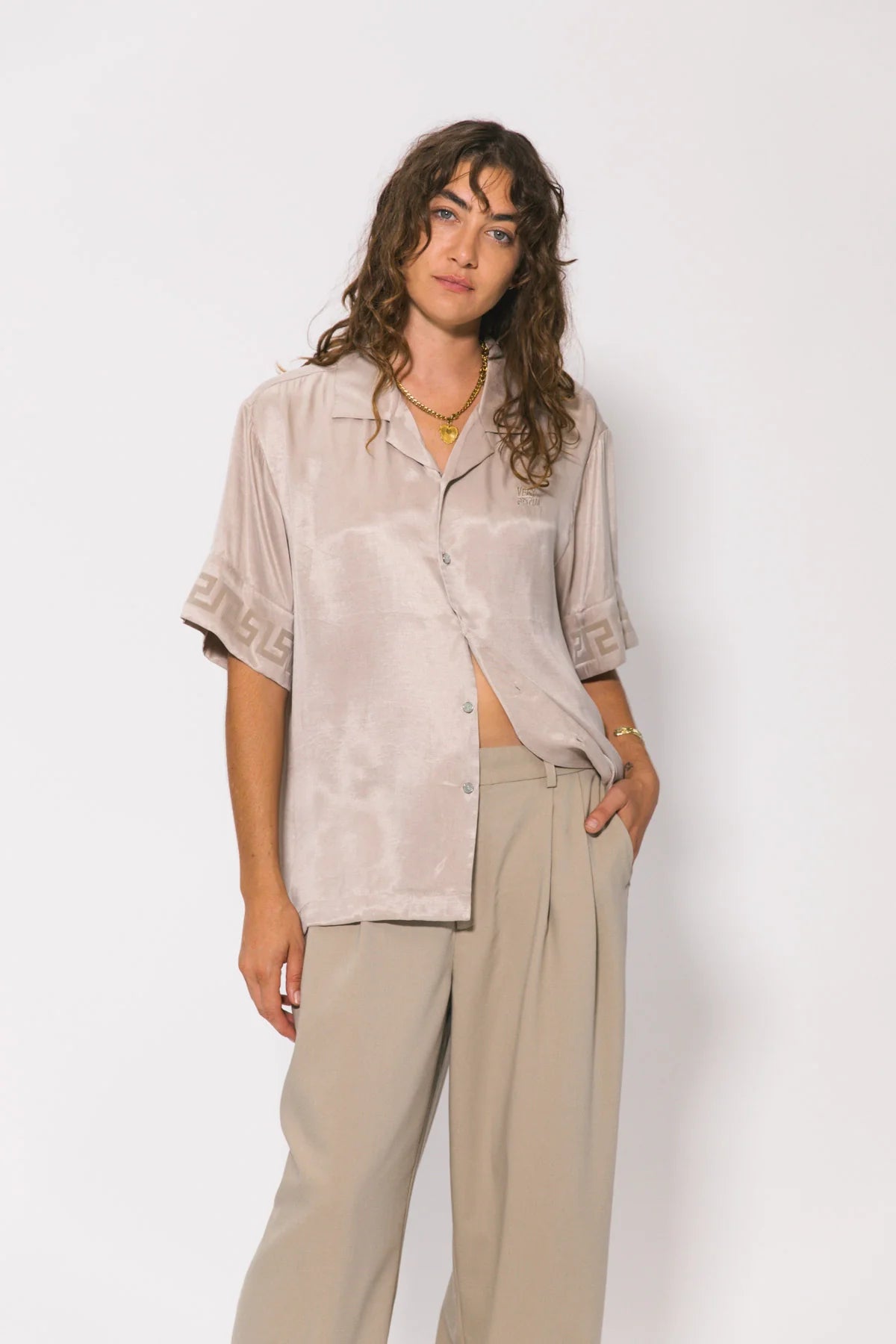 SVS Stone Panel Geo Resort Shirt