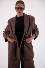 Sabine Blazer – Taupe | Jasmine Alexa