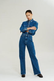 Summi Summi Shacket – Bleu Denim