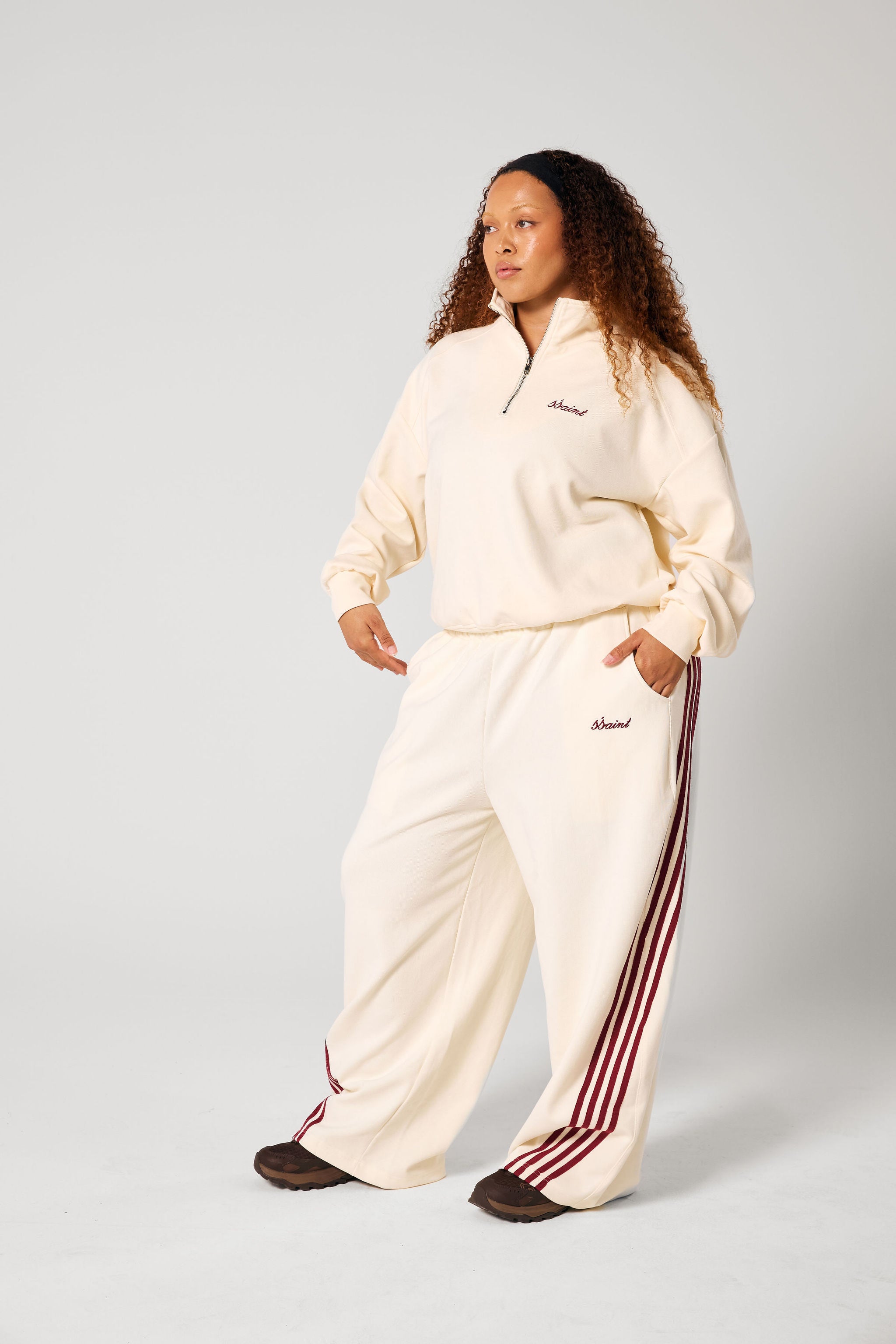 SŚAINT BARREL PANTS BUTTER