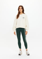 The Upside Molokai Paloma Crew – Organic Cotton Sweat in Cream