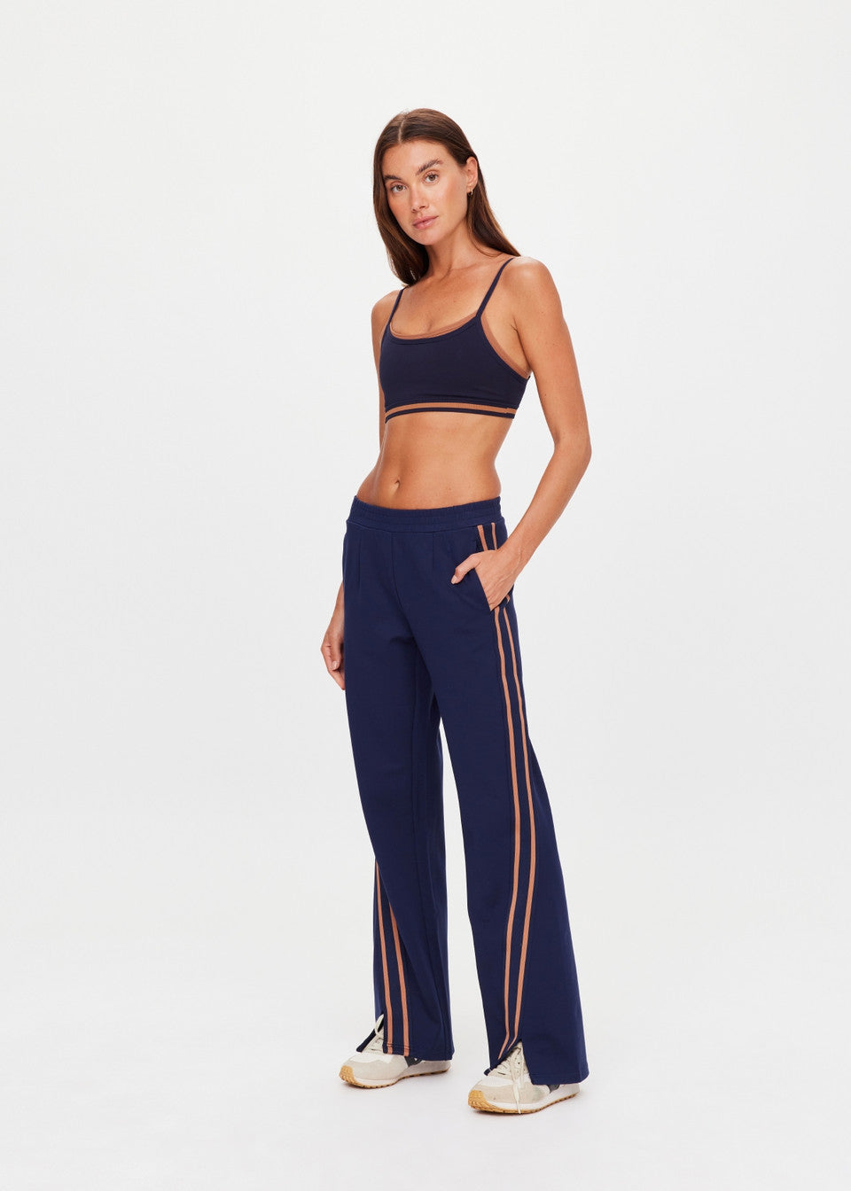 The Upside Toledo Petra Flare Pant – Navy