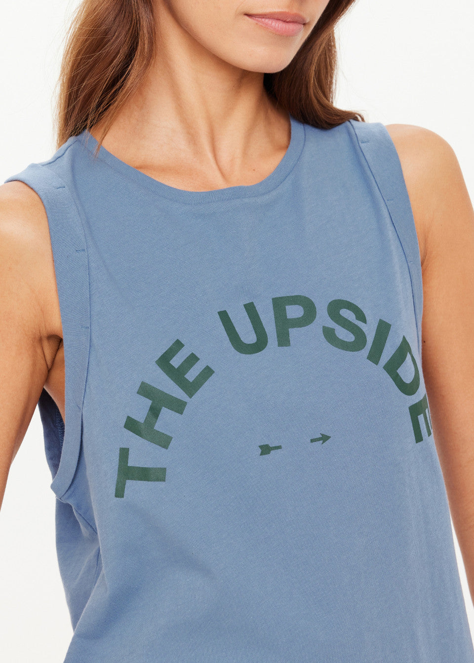 The Upside JEET TANK TOP Denim blue