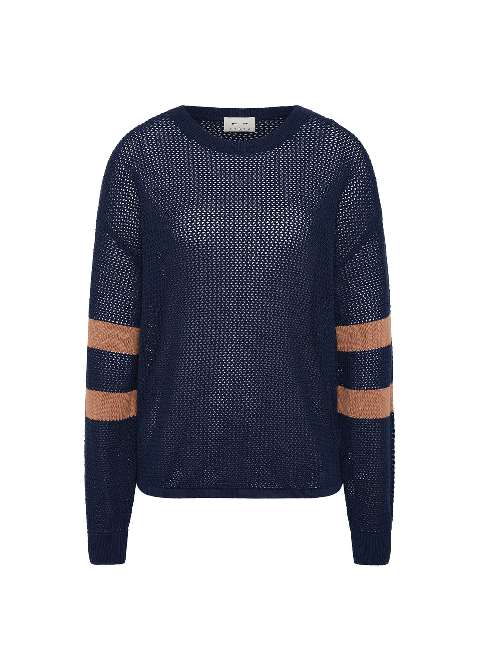 The Upside Fenway Sebastian Knit Crew – Navy