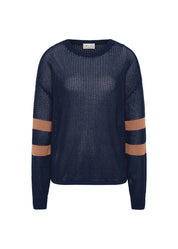 The Upside Fenway Sebastian Knit Crew – Navy
