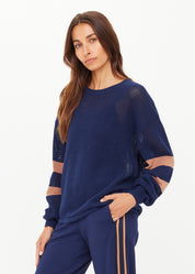 The Upside Fenway Sebastian Knit Crew – Navy