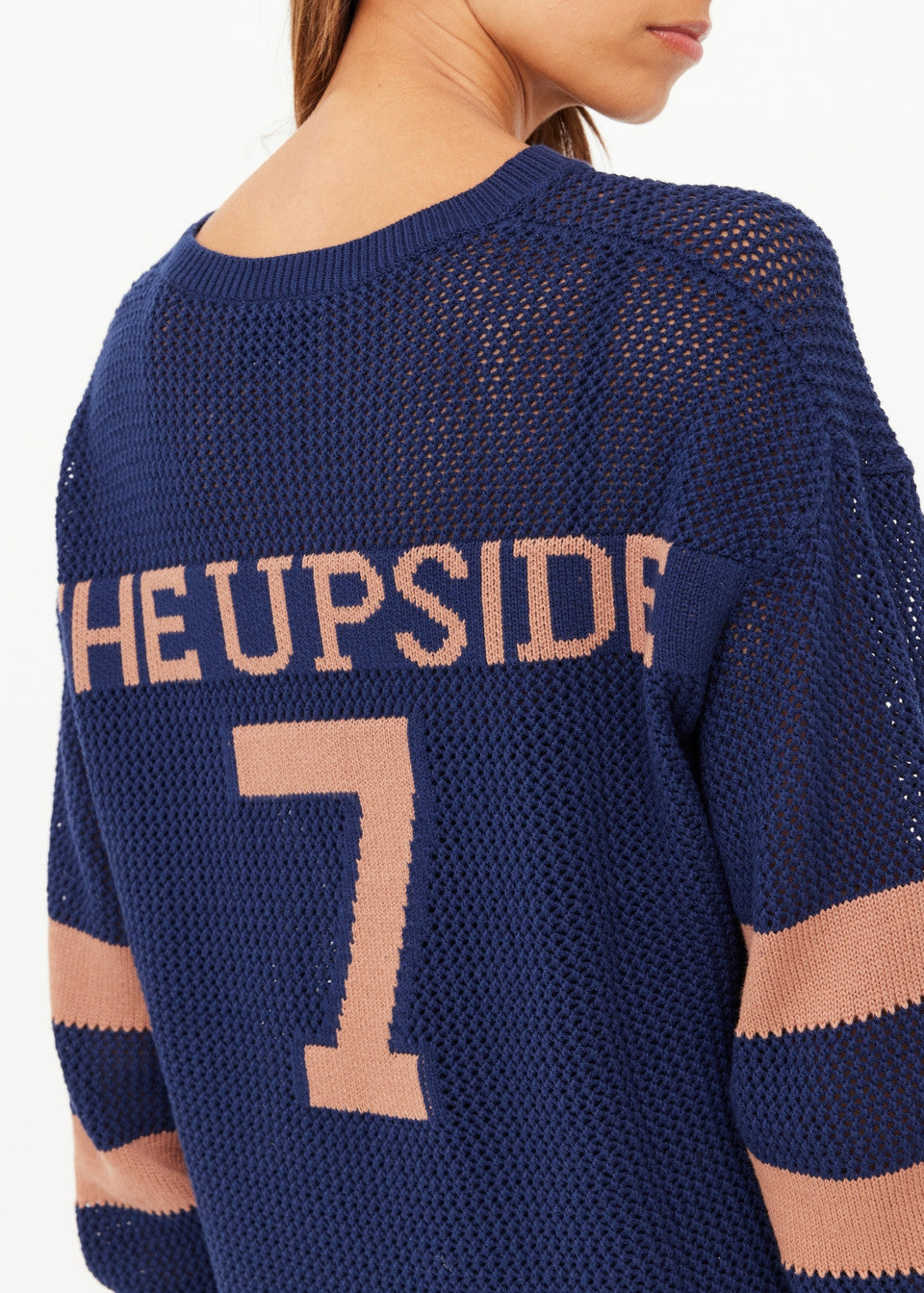 The Upside Fenway Sebastian Knit Crew – Navy