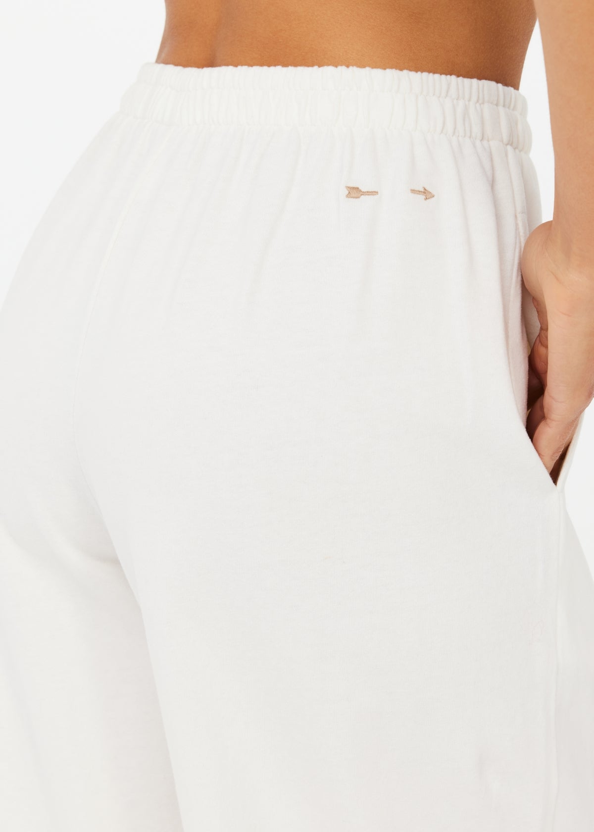 The Upside SOHO TOKIO WIDE LEG  PANT Creme