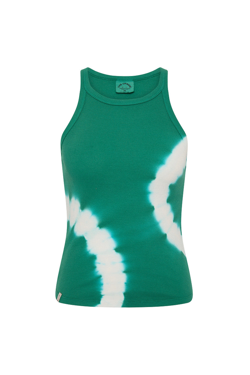 The Upside ASHER RACERBACK TANK TOP ISLAND GREEN
