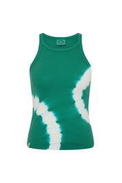 The Upside ASHER RACERBACK TANK TOP ISLAND GREEN
