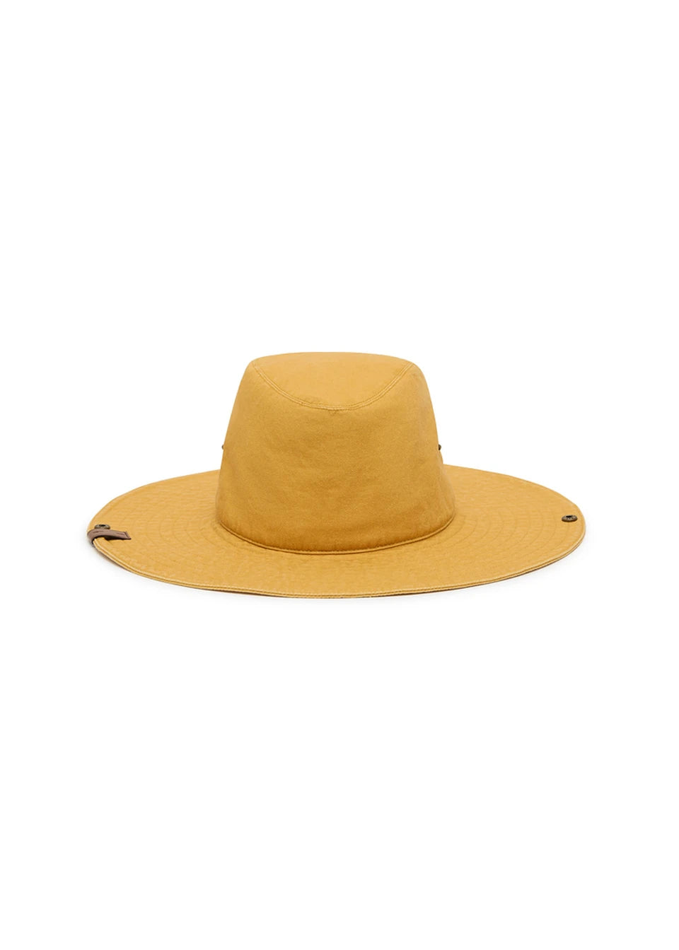 The Upside Billy Jean Wide Brim Hat in Butterscotch – Wild West Sisters flat lay