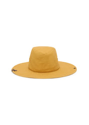 The Upside Billy Jean Wide Brim Hat in Butterscotch – Wild West Sisters flat lay