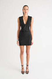 SALMA MINI DRESS / BLACK PFEIFFER
