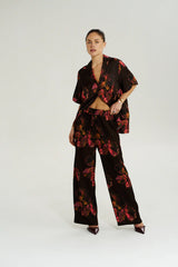 Summi Summi Button Up SS Shirt – Chocolat Petals