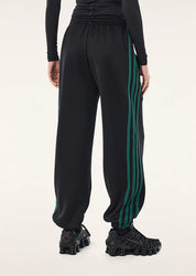 PE Nation Clarity Trackpant in black, back profile, regular fit
