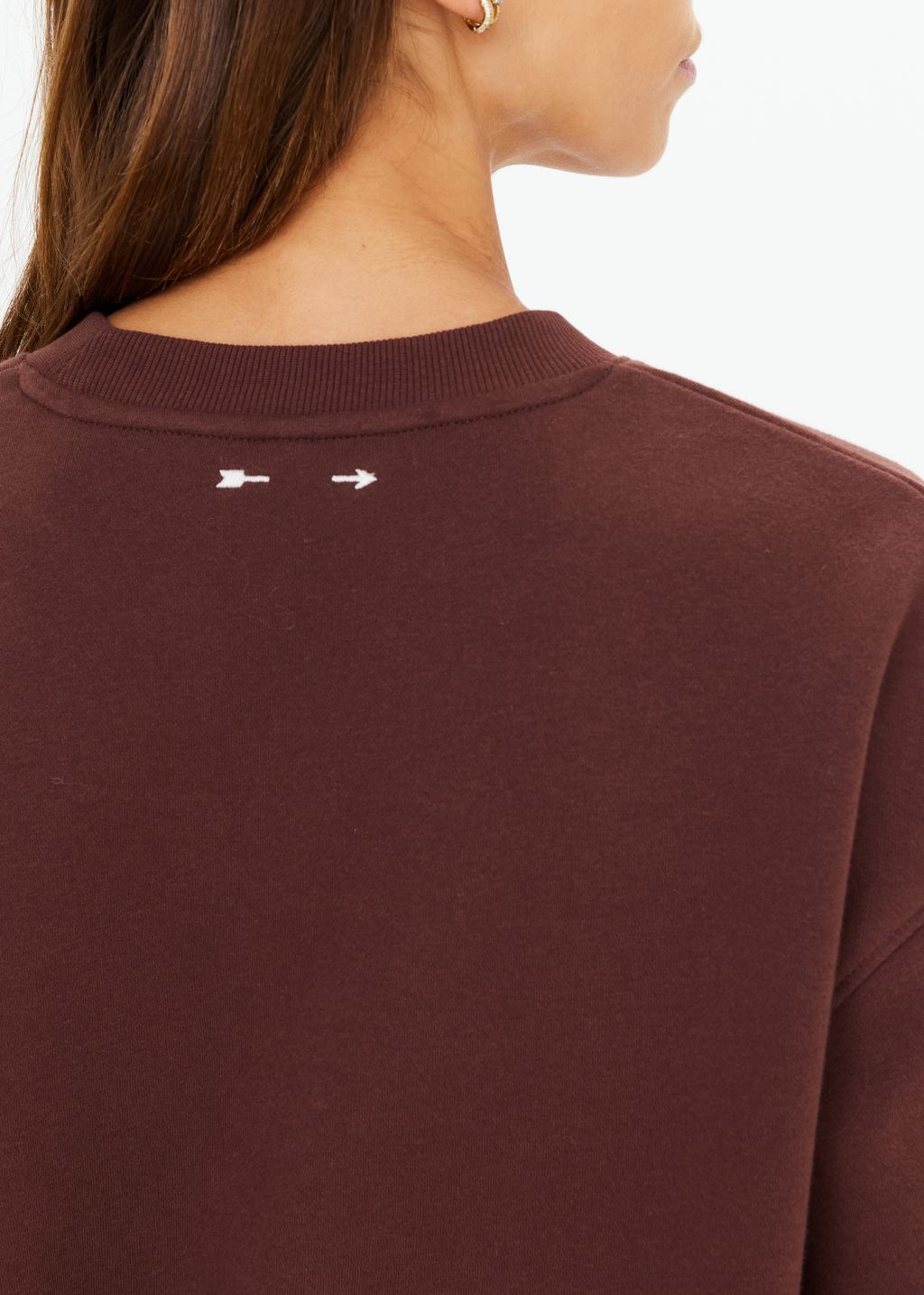 The Upside |TOLUCA LISEL CREW NECK SWEATER COCOA