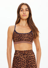 The Upside | MALAWI BADU CROSSBACK BRA LEOPARD