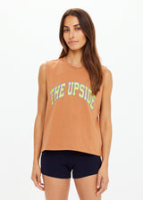 The Upside Dawson Tank – Melon Organic Cotton Muscle Tank