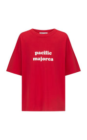 Araminta James Pacific Majorca Oversized TEE washed cherry pie