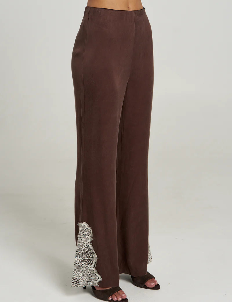 SIDE VIEW Summi Summi Florence Pant, Espresso