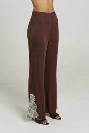 SIDE VIEW Summi Summi Florence Pant, Espresso