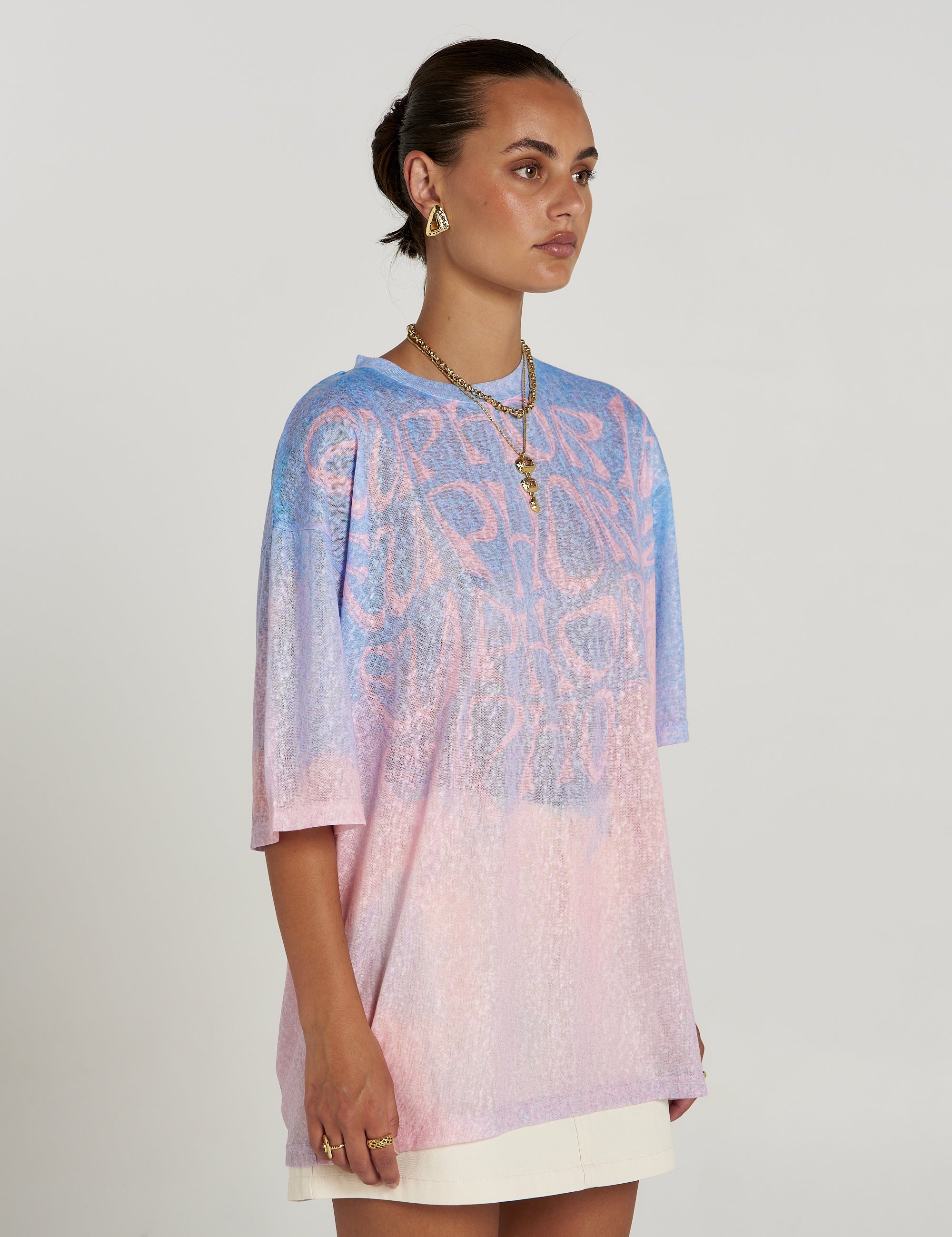 Summi Summi Euphoria Tee Pastel — oversized graphic tee, REVERIE Collection, Wild West Sisters