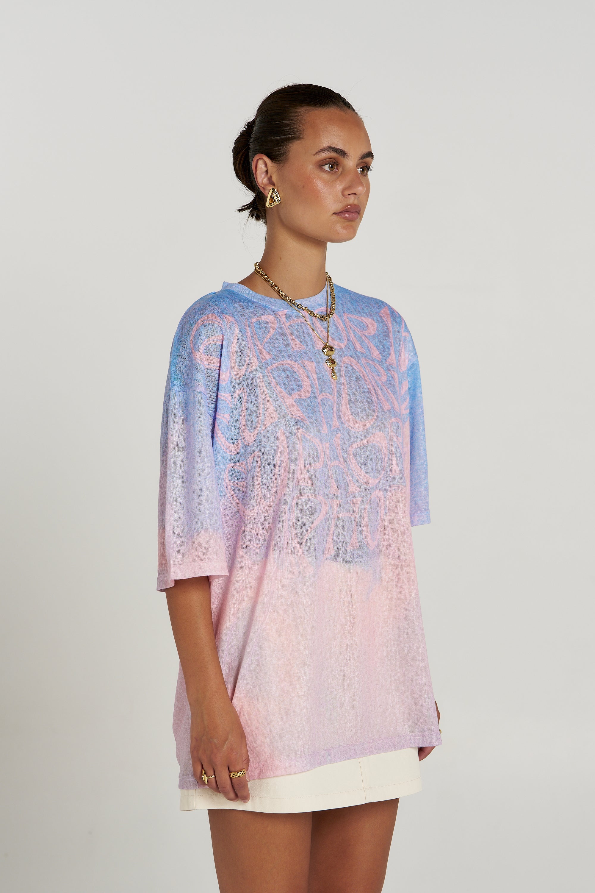 Summi Summi Euphoria Tee Pastel — oversized graphic tee, REVERIE Collection, Wild West Sisters