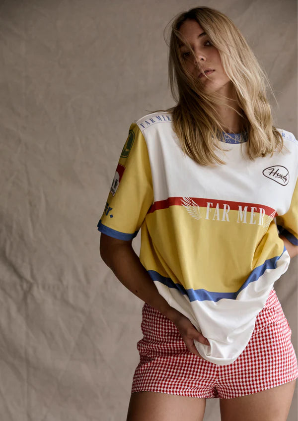 Farmer by Whitney Motor Club Crew Tee