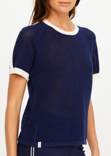 The Upside Fenway Jordan Knit Tee - Navy